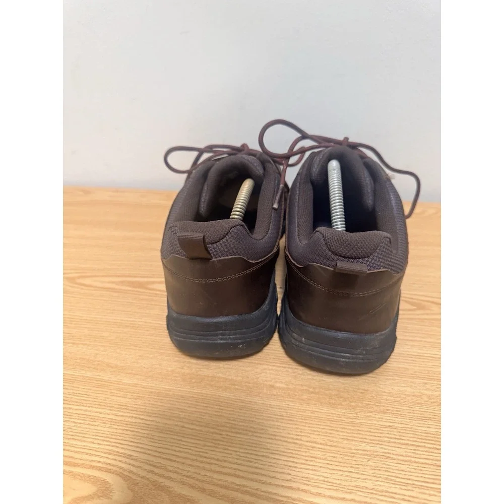 KEEN Targhee III Oxford Hiking Shoes Mens Sz 10.5 EU 44 Dark Brown Leather Trail